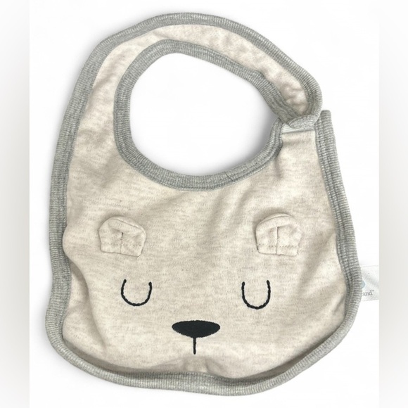 Carter’s & Cloud Island (Bundle of 6) Assorted Baby Bibs Set - Gray, Blue, Cream - Picture 6 of 7